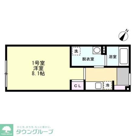 T&Fレジデンス南林間Bの物件間取画像